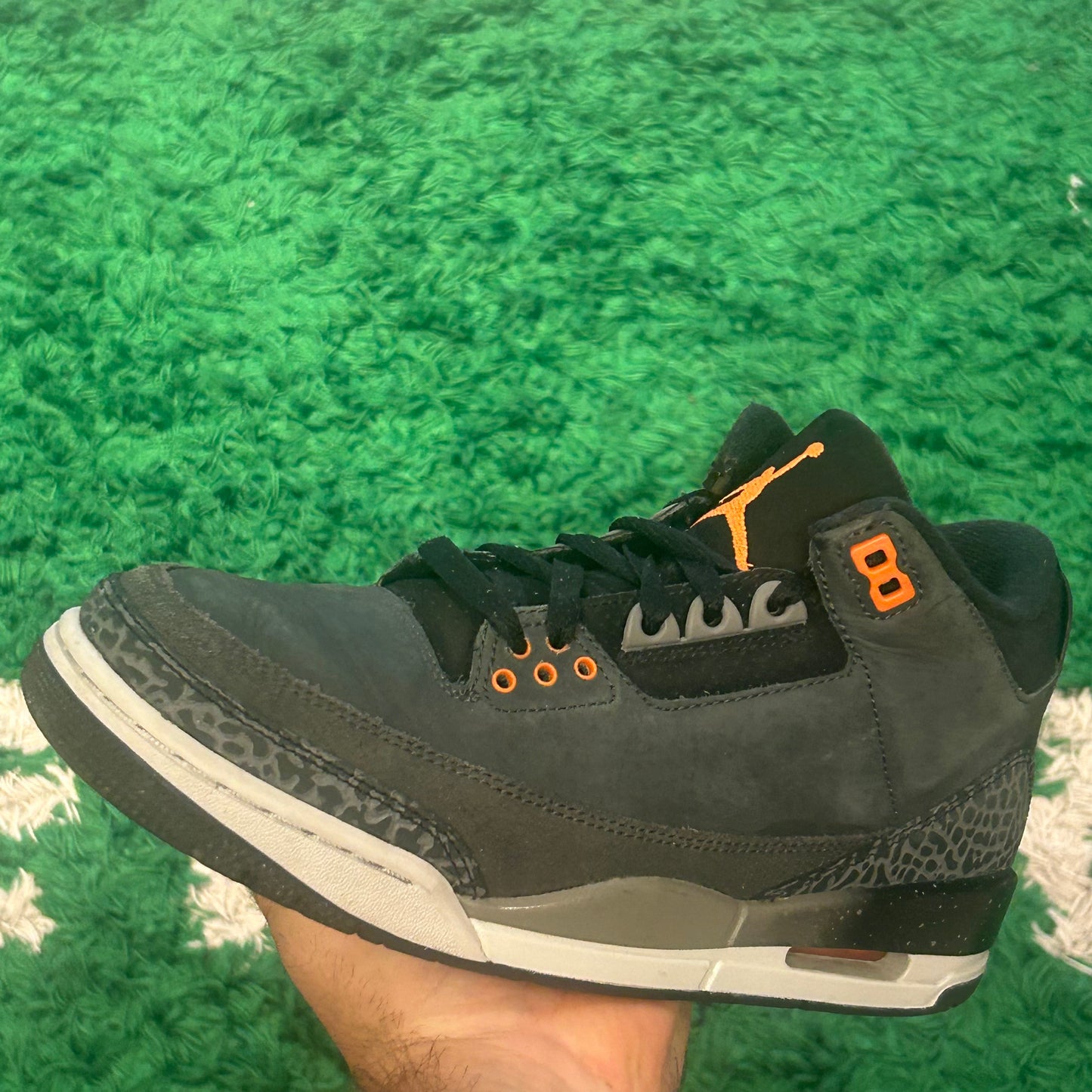 Jordan 3 Fear Size 8 (Worn)