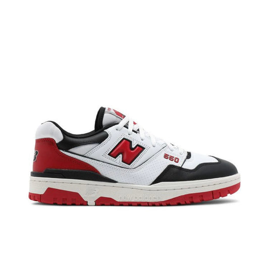 New Balance 550 Red Black White Size 10 (New Damaged Box)