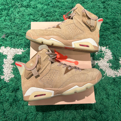 Jordan 6 TS British Khaki Size 8.5 (Lightly Worn)