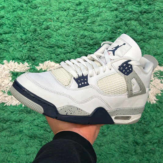 Jordan 4 Midnight Navy Size 10.5 (Lightly Worn)