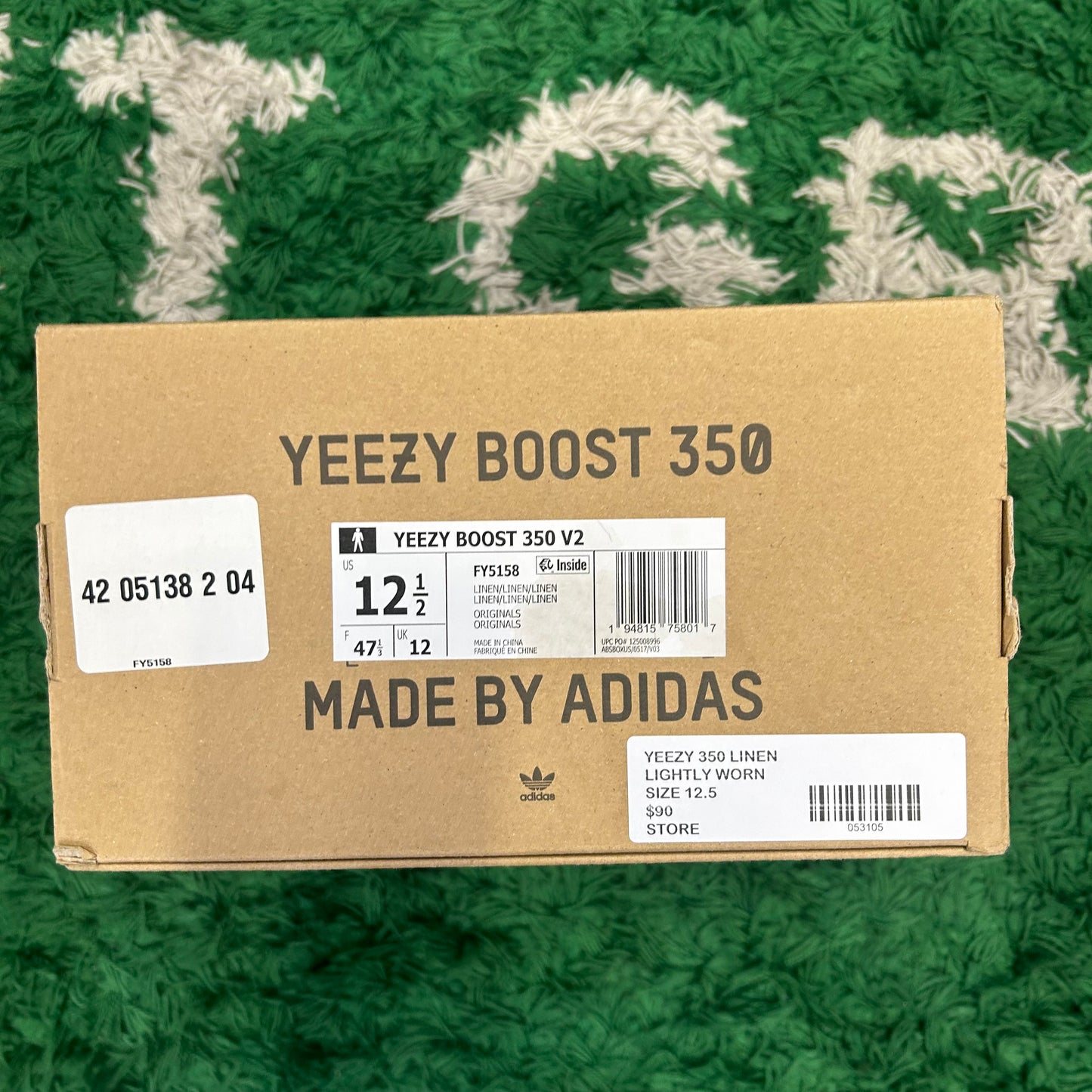 Yeezy 350 Linen Size 12.5 (Worn)