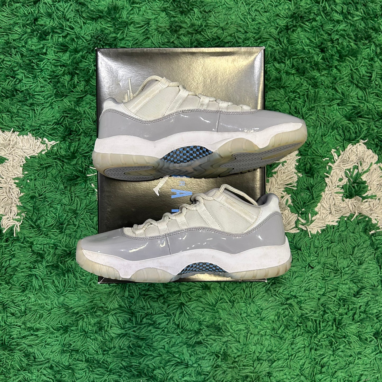 Jordan 11 Low Cement Grey Size 10 (Worn)