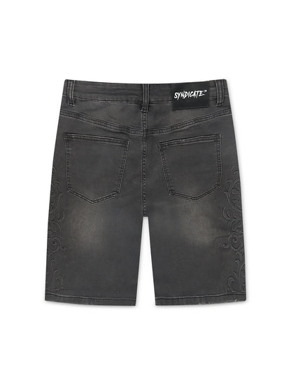 Syndicate Legacy Denim Shorts Black